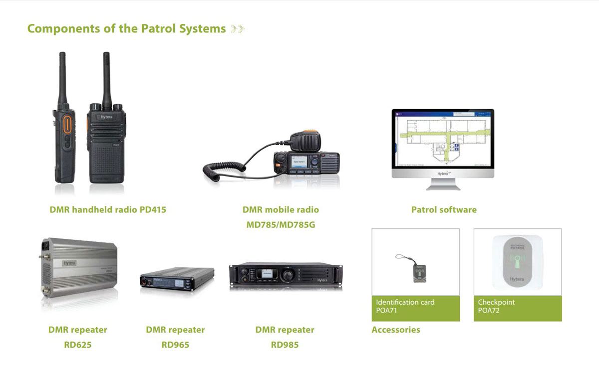 Optional Hytera Patrol System Patrol Security Management